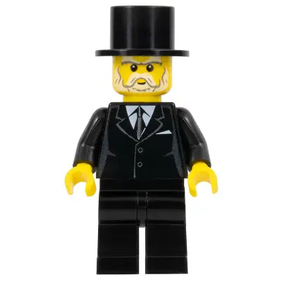 Suit Black, Top Hat - Sleigh Driver