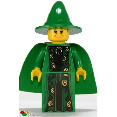  Professor Minerva McGonagall - Green Robe and Cape