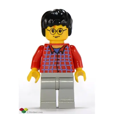  Harry Potter - Red Shirt Torso, Light Gray Legs