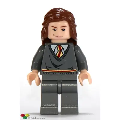  Hermione Granger - Gryffindor Stripe Torso, Reddish Brown Female Hair Mid-Length