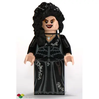  Bellatrix Lestrange - Printed Black Dress