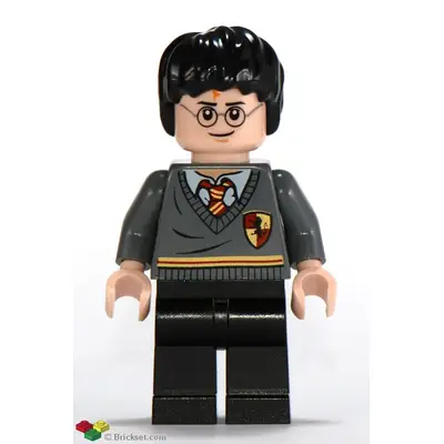  Harry Potter - Gryffindor Stripe and Shield Torso, Black Legs