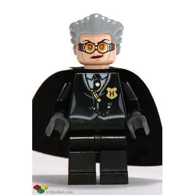  Madam Rolanda Hooch - Black Outfit, Light Nougat Head, Starched Cape