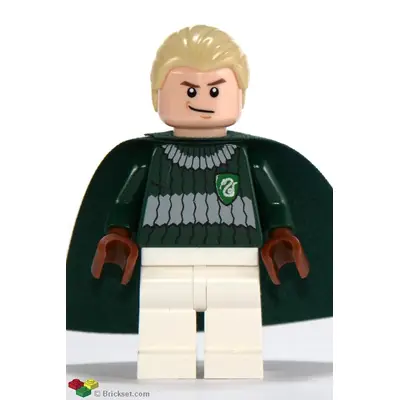  Draco Malfoy - Dark Green and White Quidditch Uniform