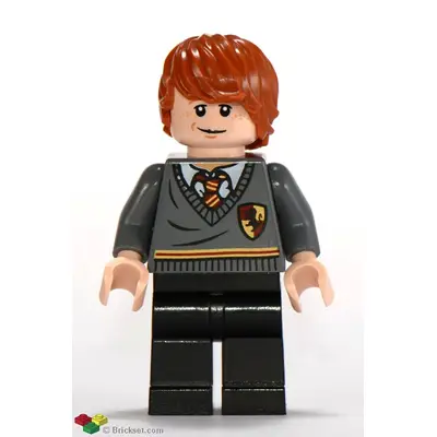  Ron Weasley - Gryffindor Stripe and Shield Torso, Black Legs