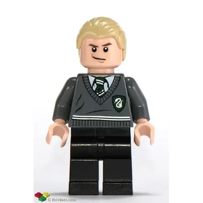  Draco Malfoy - Slytherin Stripe and Shield Torso, Black Legs