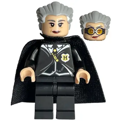  Madam Rolanda Hooch - Black Outfit, Light Nougat Head, Spongy Cape