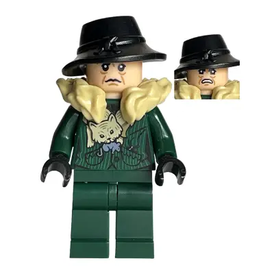  Professor Severus Snape Boggart - Dark Green Outfit, Black Hat