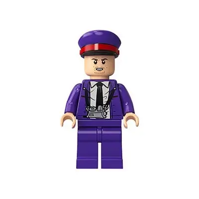  Stanley (Stan) Shunpike - Knight Bus Conductor Uniform with Black Tie, Hat with Red Band