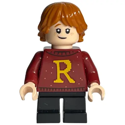  Ron Weasley - Dark Red Sweater with Letter R