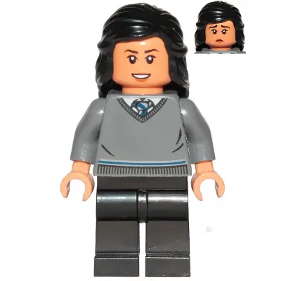  Cho Chang - Dark Bluish Gray Ravenclaw Sweater without Crest, Black Legs