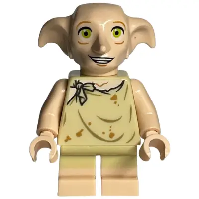  Dobby (Elf) - Light Nougat, Open Mouth Smile