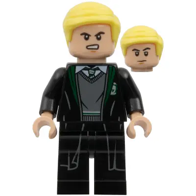  Draco Malfoy - Slytherin Sweater and Black Robe