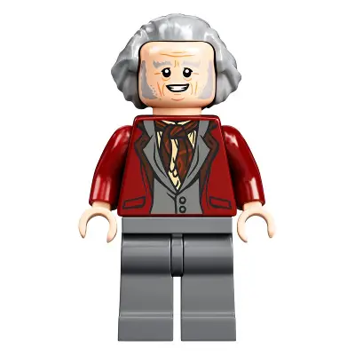  Garrick Ollivander - Dark Red Jacket, Hair Swept Back