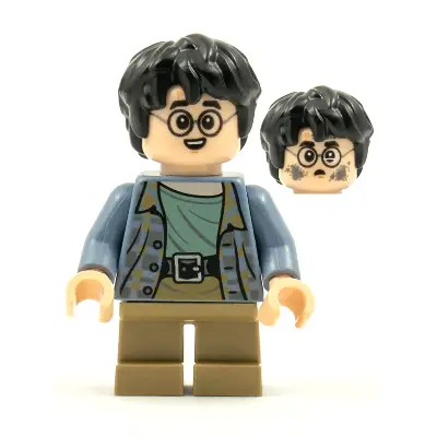  Harry Potter - Sand Blue Jacket, Dark Tan Short Legs, Dirty Face