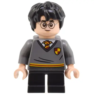  Harry Potter - Gryffindor Sweater with Crest, Black Short Legs