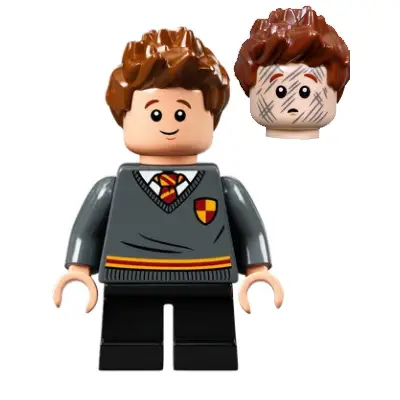  Seamus Finnigan - Gryffindor Sweater with Crest, Black Short Legs