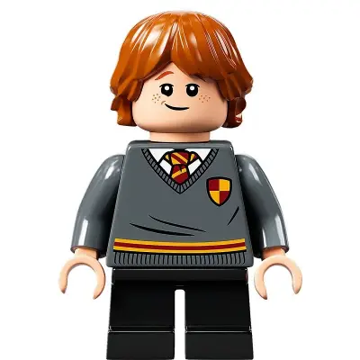  Ron Weasley - Gryffindor Sweater with Crest, Black Short Legs