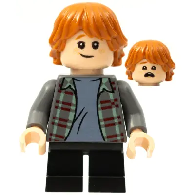  Ron Weasley - Plaid Shirt, Black Short Legs