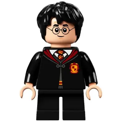  Harry Potter - Gryffindor Robe Clasped, Sweater, Shirt and Tie, Black Short Legs