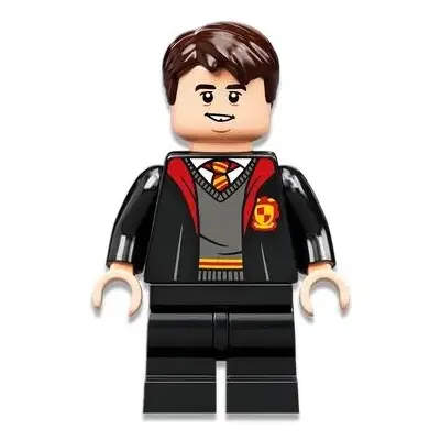  Neville Longbottom - Gryffindor Robe Open, Black Medium Legs