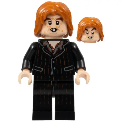 Peter Pettigrew (Wormtail) - Black Suit, Light Nougat Hands