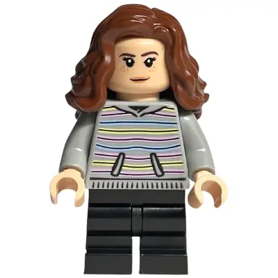  Hermione Granger - Striped Hoodie, Black Medium Legs