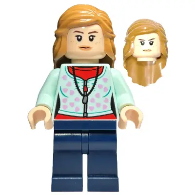  Lavender Brown - Light Aqua Cardigan