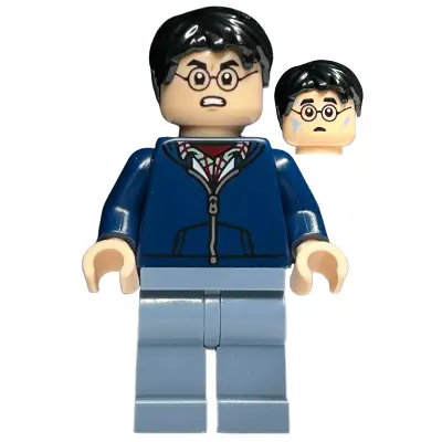  Harry Potter - Dark Blue Hoodie, Sand Blue Legs