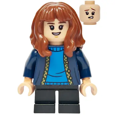  Hermione Granger - Dark Blue Cardigan, Black Short Legs