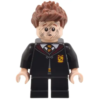  Seamus Finnigan - Gryffindor Robe Clasped, Black Short Legs