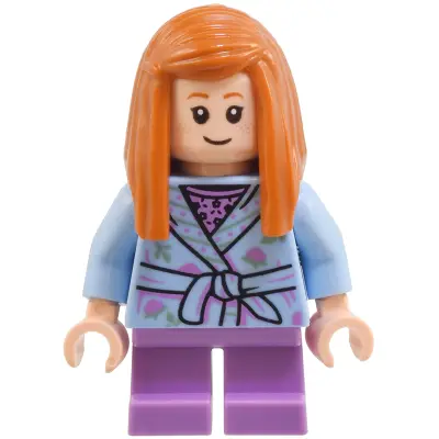  Ginny Weasley - Bright Light Blue Dressing Gown, Medium Lavender Short Legs