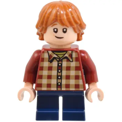  Ron Weasley - Dark Red Plaid Shirt, Dark Blue Short Legs