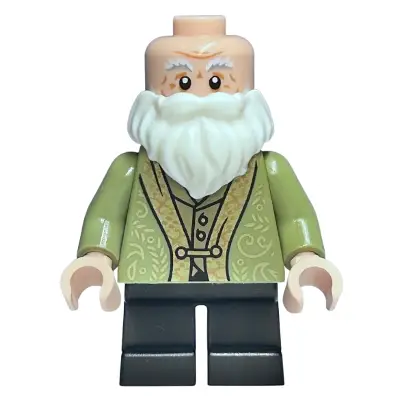  Professor Filius Flitwick - Olive Green Suit, Black Short Legs