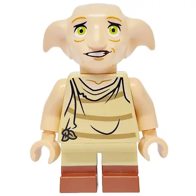 Dobby (Elf) - Light Nougat, Open Mouth Worried, Reddish Brown Boots