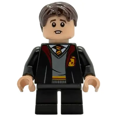  Neville Longbottom - Gryffindor Robe Open, Black Short Legs