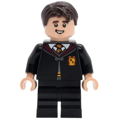  Neville Longbottom - Gryffindor Robe Clasped, Black Medium Legs