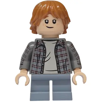  Ron Weasley - Plaid Shirt, Printed Arms, Sand Blue Short Legs