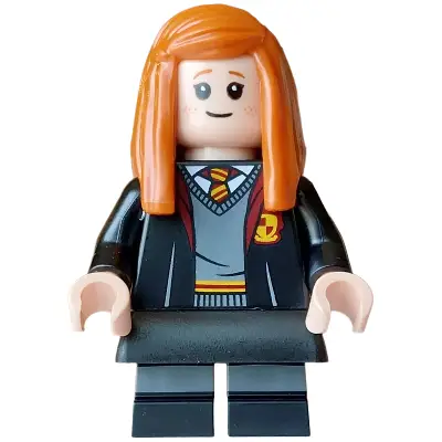  Ginny Weasley - Gryffindor Robe Open, Black Short Legs, Skirt