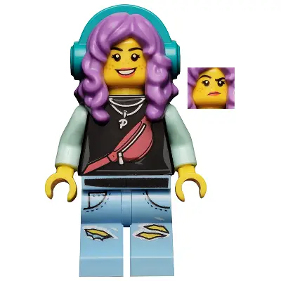  Parker L. Jackson - Black Top with Headphones (Smile / Grumpy)