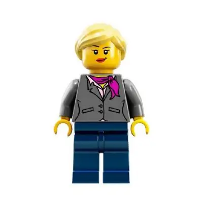  Research Scientist Female, Magenta Scarf