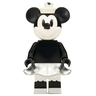  Minnie Mouse - Vintage, Metallic Silver Skirt