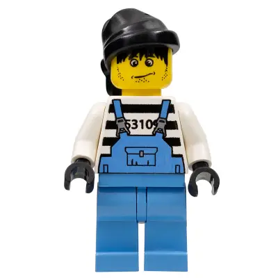  Xtreme Stunts Brickster Henchman with Medium Blue Overalls #2