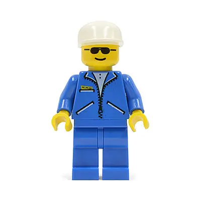  Jacket Blue - Blue Legs, White Cap, Sunglasses