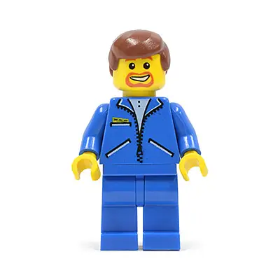  Jacket Blue - Blue Legs, Reddish Brown Male Hair, Brown Facial Hair (Commentator)