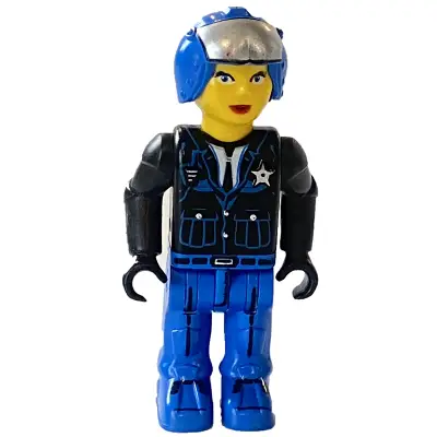  Police - Blue Legs, Black Jacket, Blue Helmet (Female)