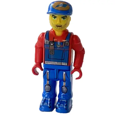  Crewman with Blue Overalls, Red Shirt