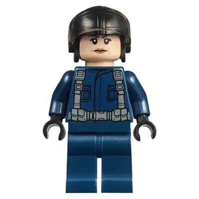  ACU Pilot - Female, Black Aviator Cap, Light Nougat Head