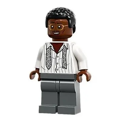  Ray Arnold - White Striped Shirt with Tie