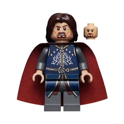  Aragorn - Dark Red and Black Cape